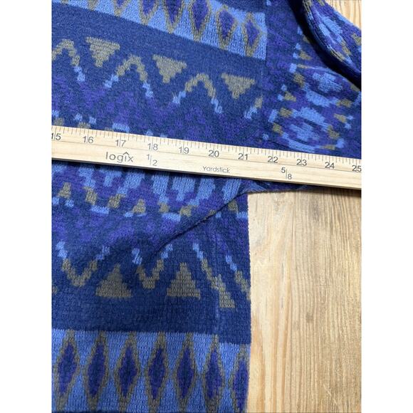 Vintage 80s 90s Marisa Christina Unisex Sweater Pullover Size Medium Aop Aztec - Picture 4 of 6